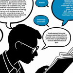 **Image Prompt 1: Understanding Research Purpose**
   - An illustration of a person reading a research article, with thought bubbles showing questions like "What are the researchers trying to find out?" and "What problems does this study address?" The background features elements symbolizing research, like graphs and charts.